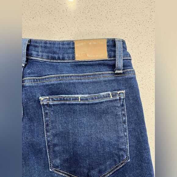 Paige Anthropologie Verdugo Ankle Skinny Raw Hem Jeans Size 27 - Picture 13 of 14